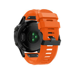 Garmin Instinct 3 - 50mm Silicone Strap (Orange)