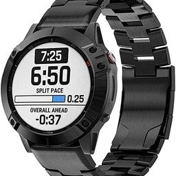 Garmin Instinct 3 - 50mm Titanium Strap (Black)