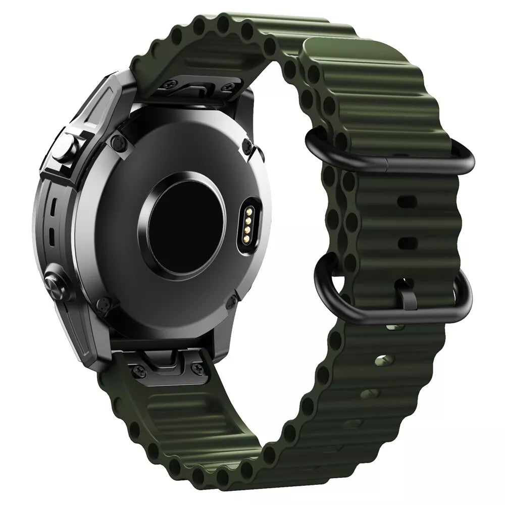 Garmin Forerunner 970 Ocean Strap (Army Green)