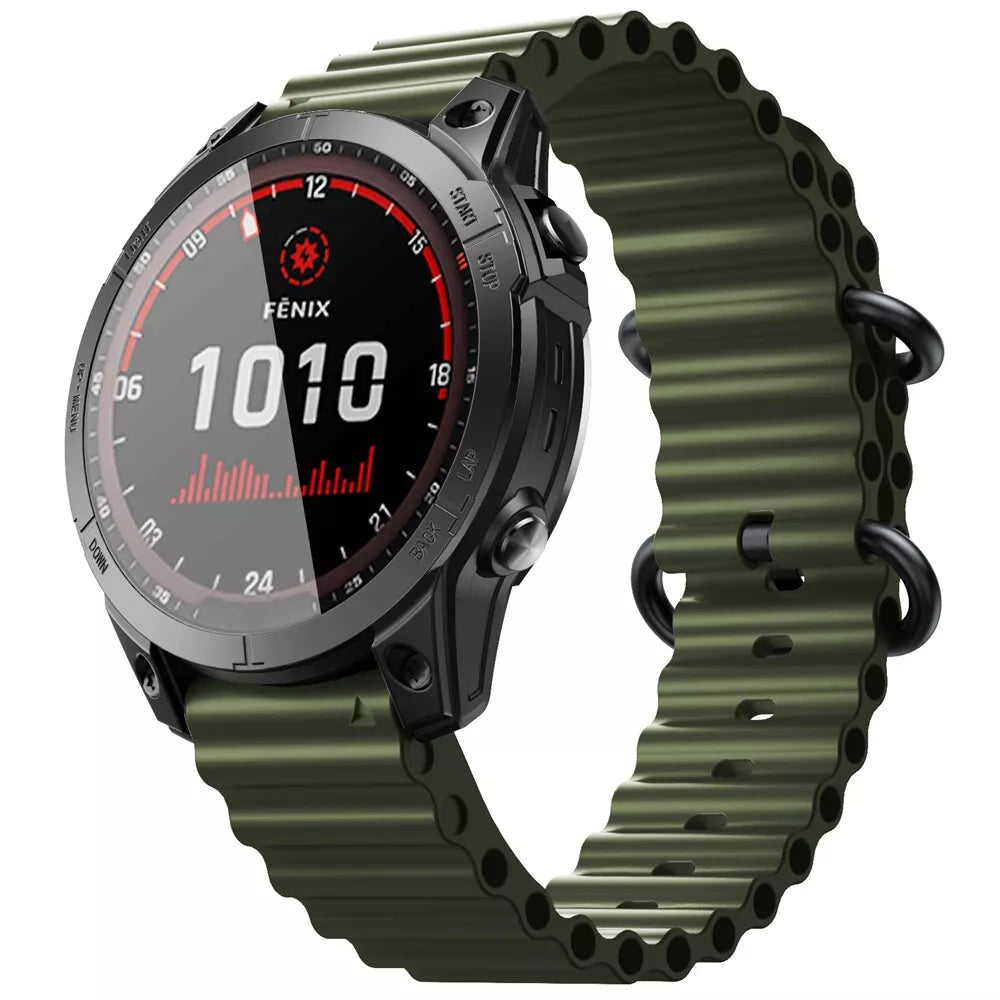 Garmin Tactix 8 - 51mm Ocean Strap (Army Green)