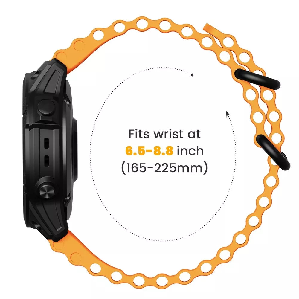 Garmin Tactix 7 Ocean Strap (Orange)