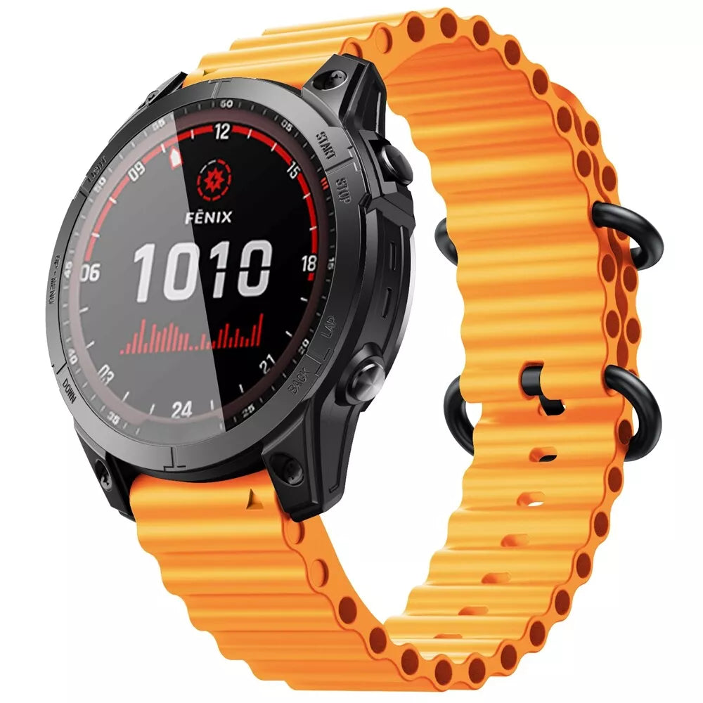 Garmin Tactix 8 - 47mm Ocean Strap (Orange)