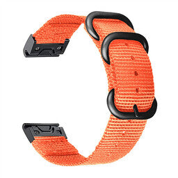 Garmin Instinct 3 - 50mm Nylon Buckle Strap (Orange)