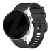 Bandz Garmin Quatix 5 / 6 / 7 Silicone Strap with Buckle (Black)