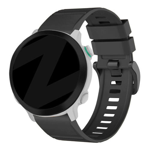 Bandz Garmin Instinct Buckled Silicone Strap (Black)