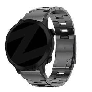 Bandz Garmin Forerunner 965 Titanium Link Strap (Grey)