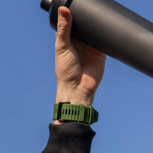 Garmin Fenix 7x Silicone Strap (Dark Green)