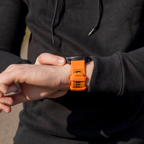 Garmin Fenix 8 - 51mm Sport Buckle Strap (Orange/Black)