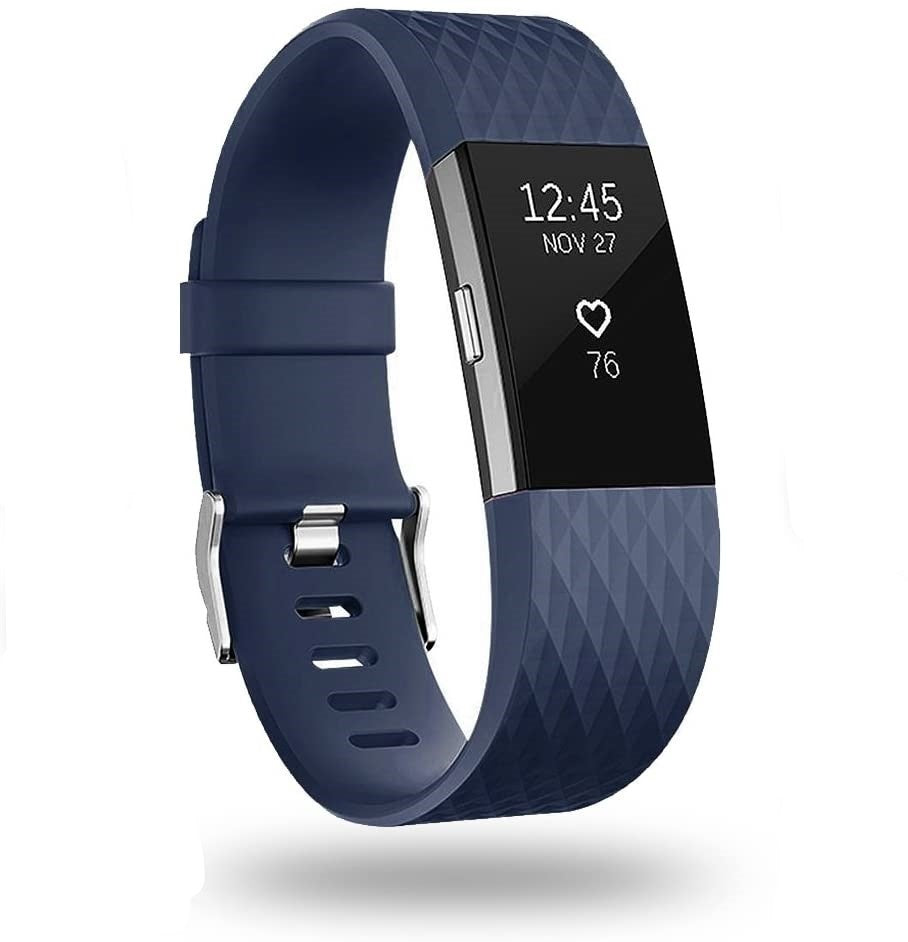 fitbit-charge-2-diamant-silicone-band-donkerblauw