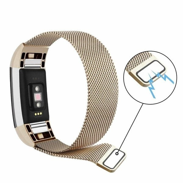 Fitbit Charge 2 Milanese Strap Champagne