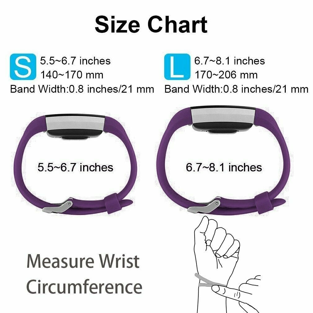 Fitbit Charge 2 Silicone Strap Purple