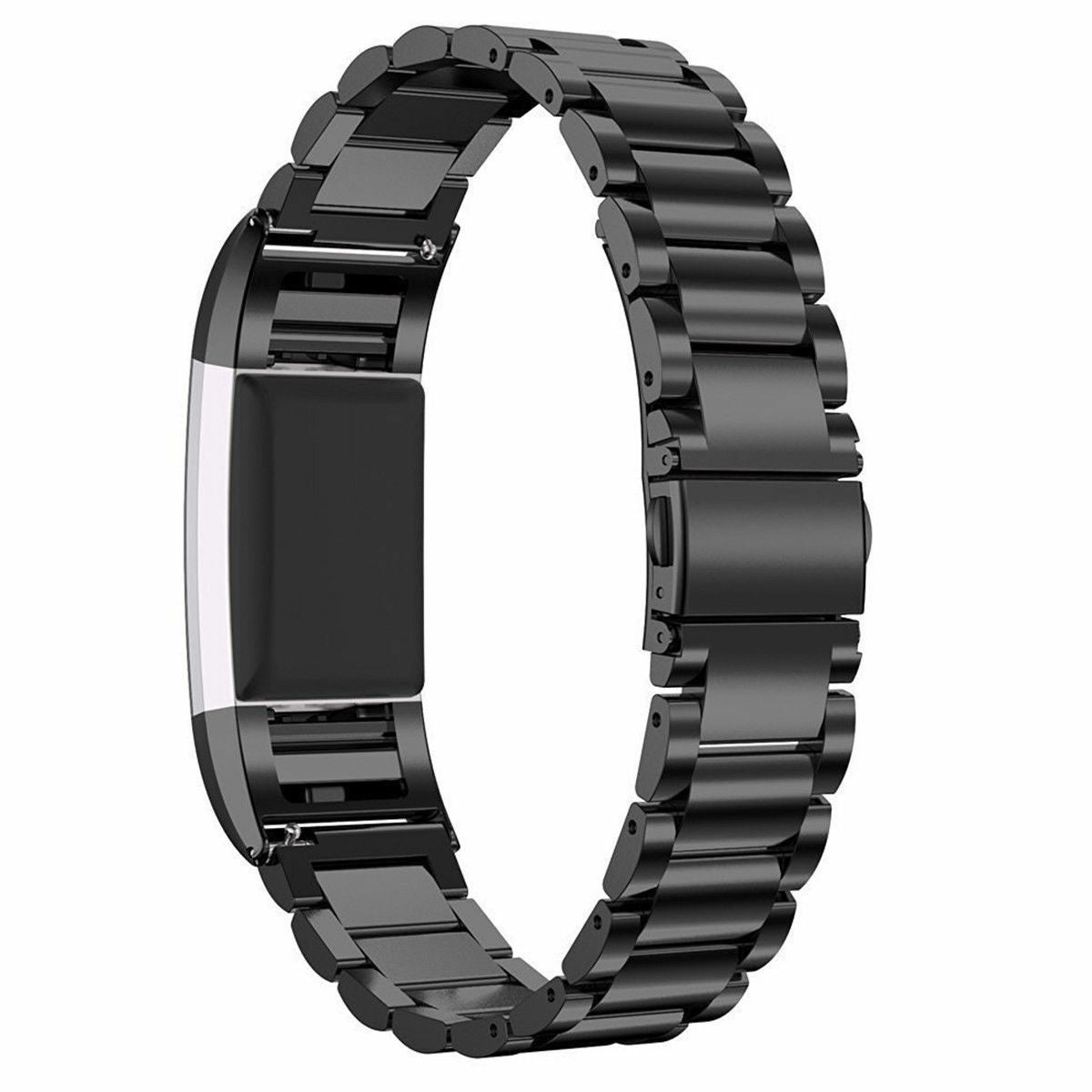 Fitbit Charge 2 Steel Strap Black