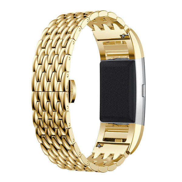 fitbit-charge-2-stalen-draak-band-goud-2