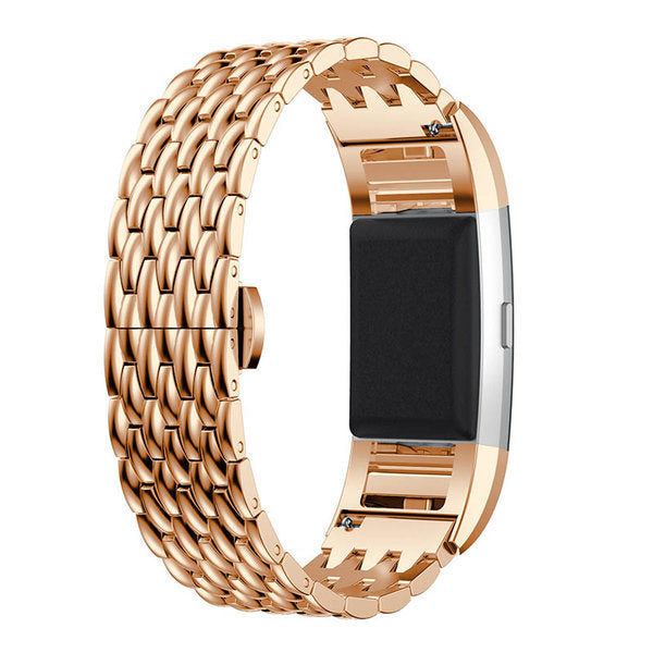 fitbit-charge-2-stalen-draak-band-rose-goud-2