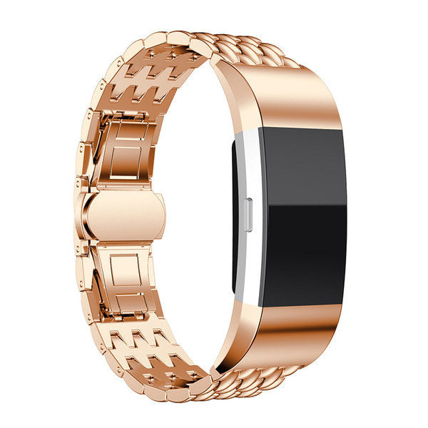 fitbit-charge-2-stalen-draak-band-rose-goud