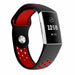 Fitbit Charge 4 Sport Strap (Black Red)