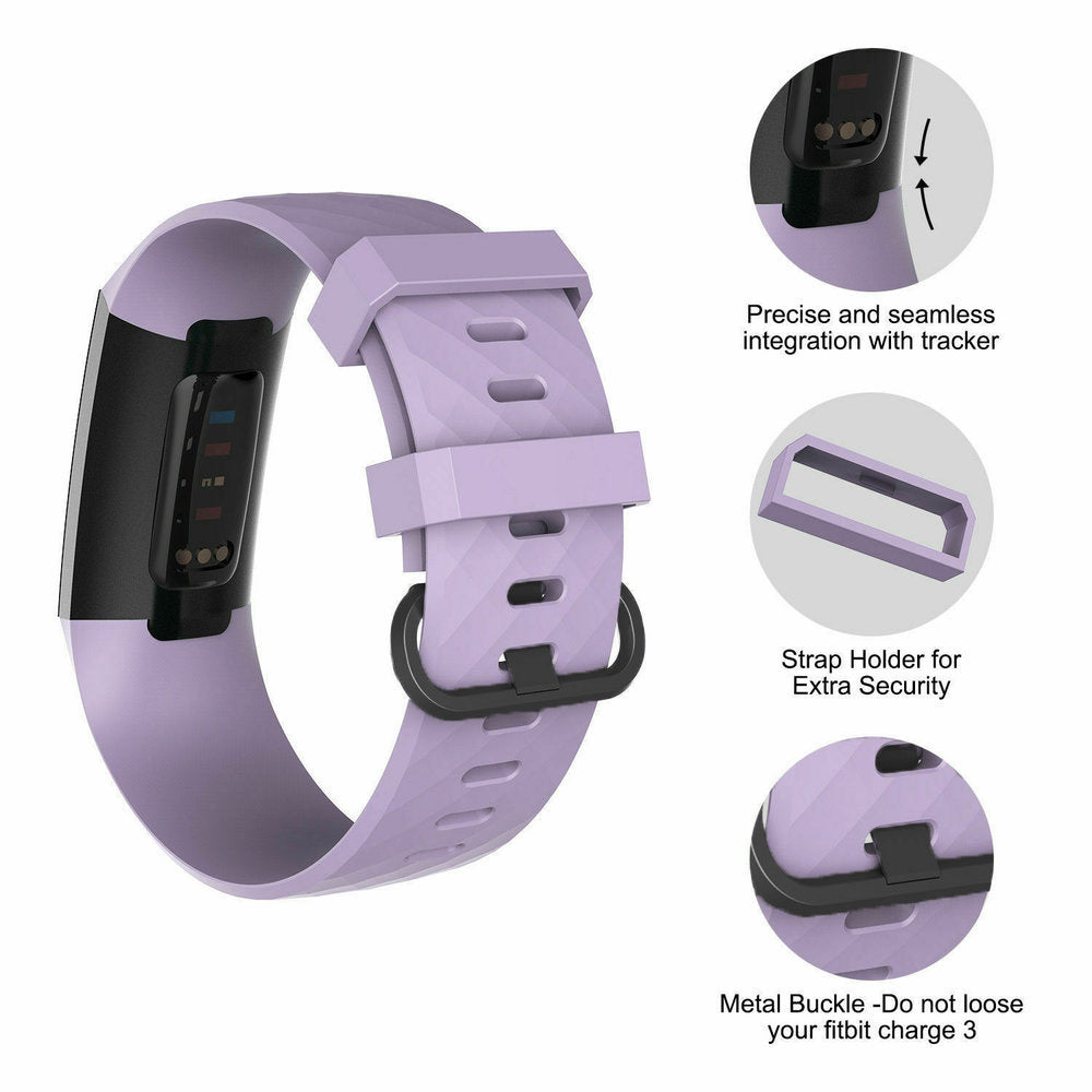 Fitbit Charge 4 Silicone Strap Lilac