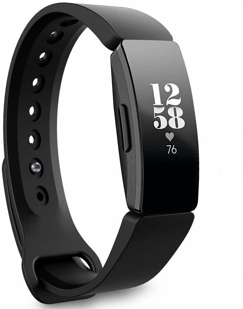 Fitbit Inspire Silicone Strap (Black) - Main Image