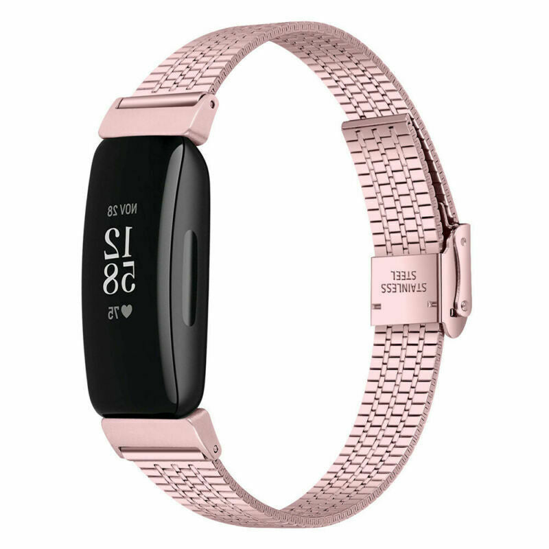 Fitbit inspire hr stainless steel mesh band sale