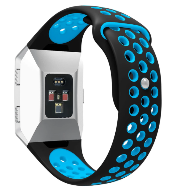 Fitbit Ionic Sport Strap Black Blue Small Medium