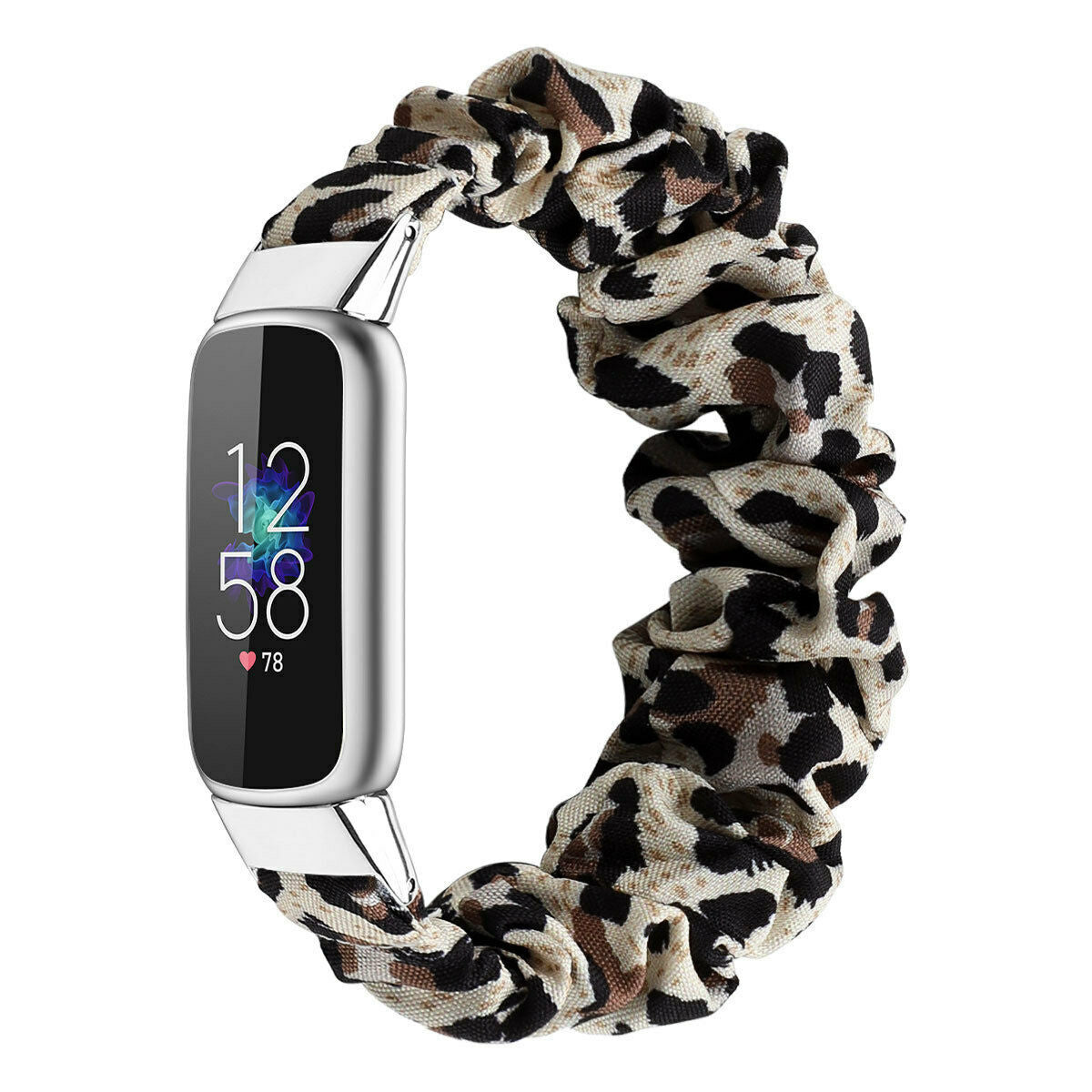 fitbit-luxe-scrunchie-leopard