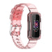 Fitbit Luxe Clear TPU Strap (Transparent-Pink)
