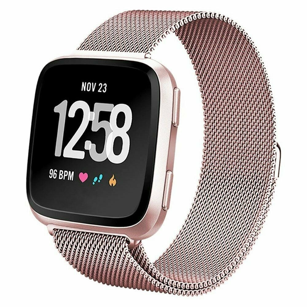 Fitbit Versa/Versa Milanese Strap (Pink)
