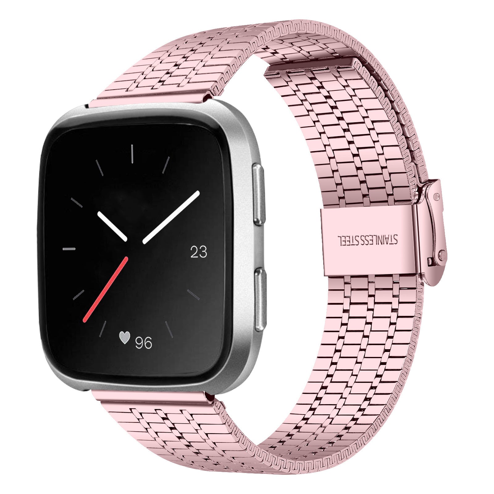 Fitbit Versa/Versa Fine Steel Strap (Pink)1