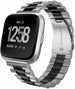 Fitbit Versa/Versa 2 Steel Strap (Silver/Black)