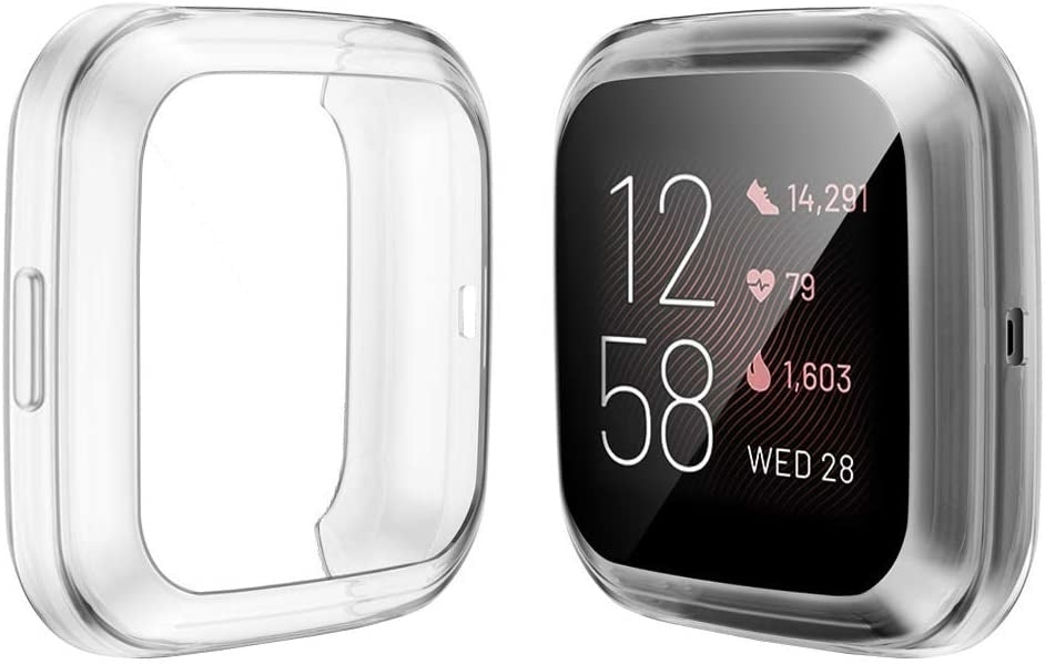 oGoDeal Cover Protettiva Completa per Fitbit Versa 2 - Nero oGoDeal Cover Protettiva Completa per Fitbit Versa 2 - Nero