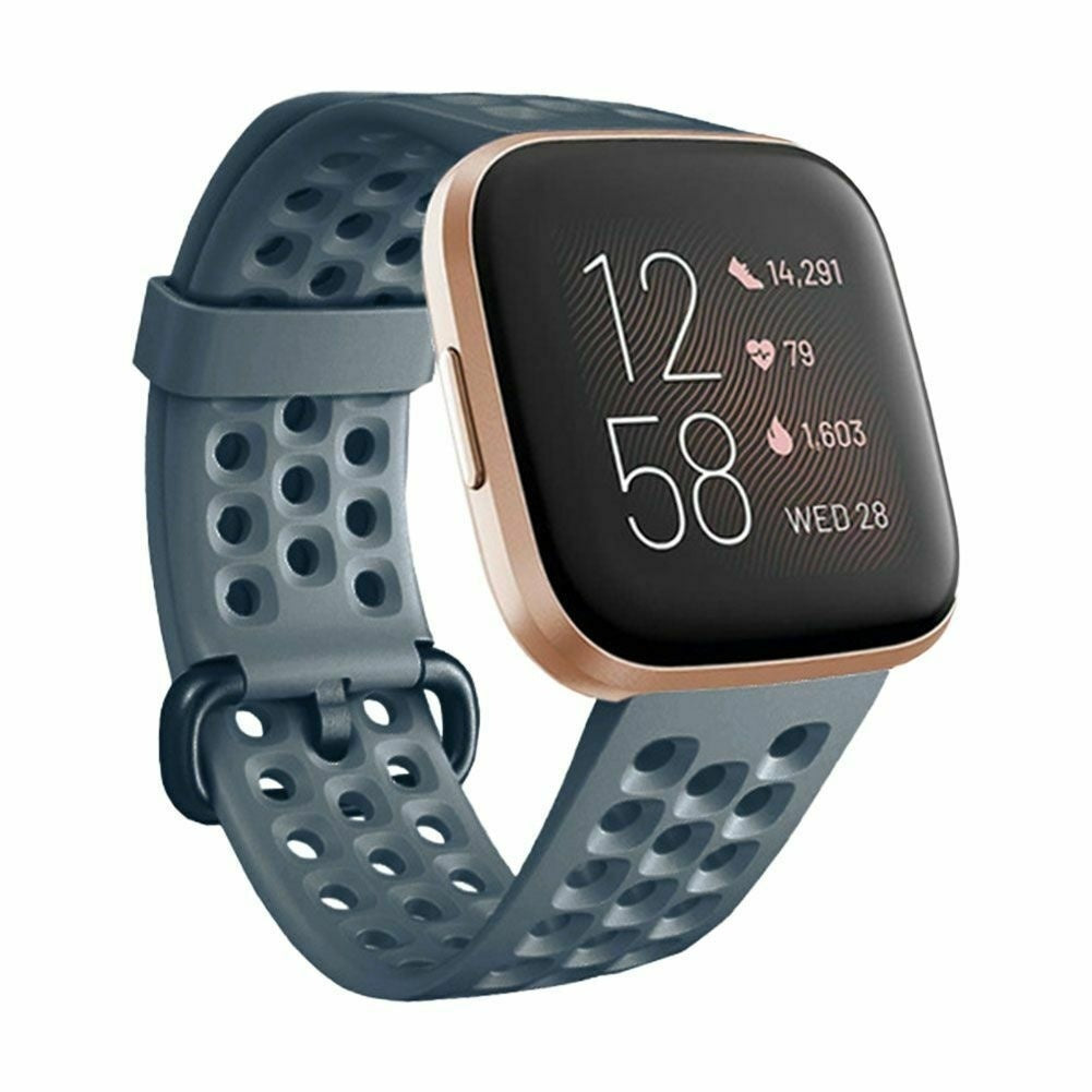 Fitbit Versa/Versa Breathable Strap (Grey-Blue) - Main Image