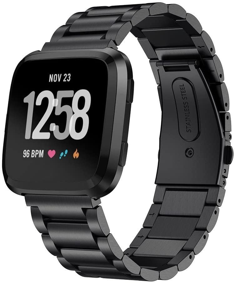 Fitbit Versa/Versa Steel Strap (Black)