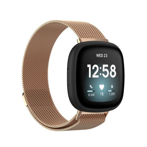 Fitbit Versa Milanese Strap (Rose Gold)