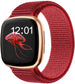 Fitbit Versa 3 Nylon Strap (Red)