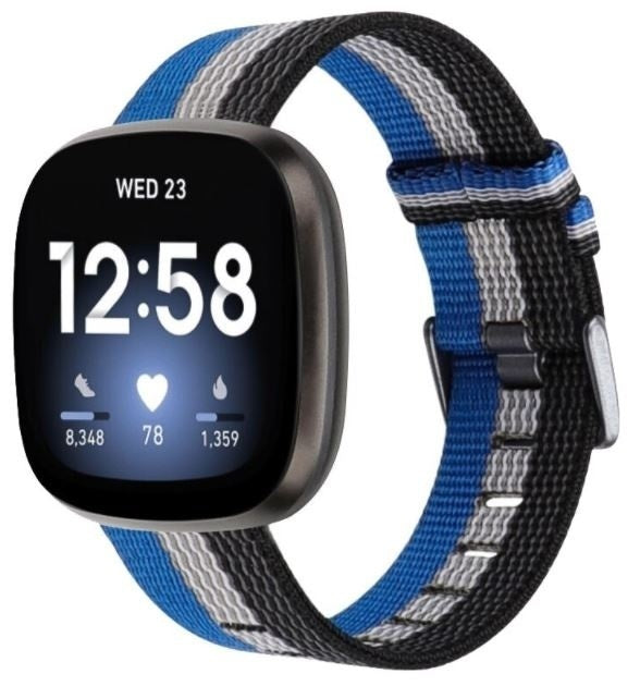 fitbit-versa-3-woven-nylon-schnallenband-blau