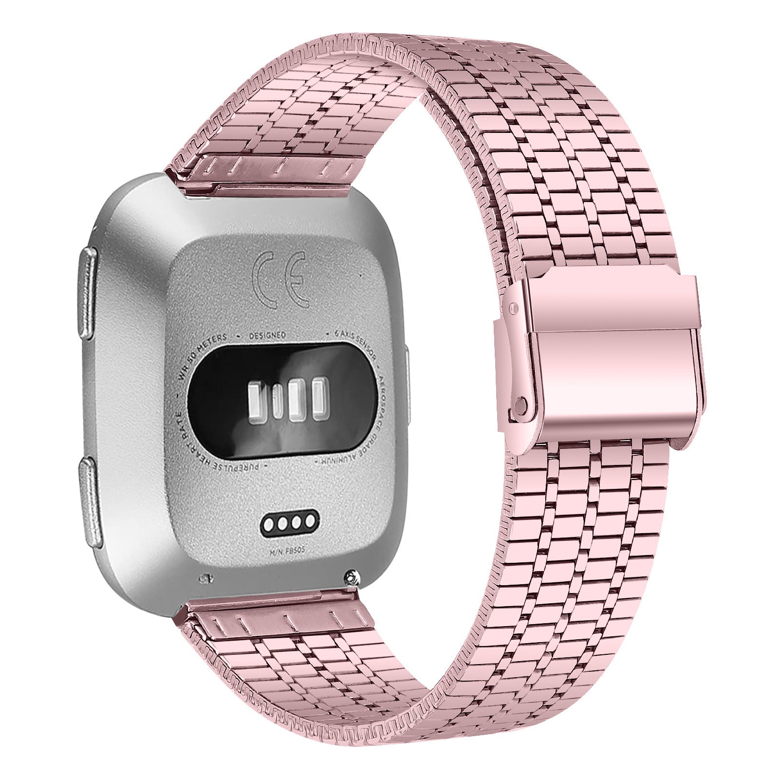 Fitbit Versa/Versa Fine Steel Strap (Pink) - Main Image