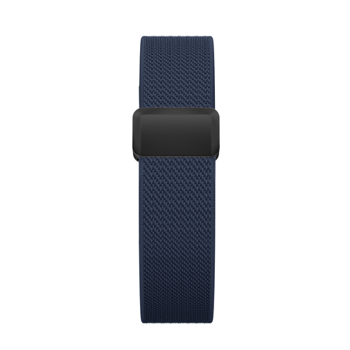 Bandz Fitbit Air Biceps Nylon Bracelet with D-buckle (Dark Blue)