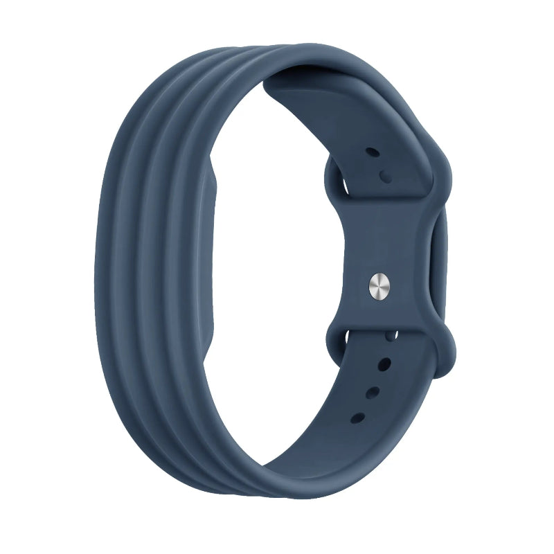 fitbit air silicone band greyblue