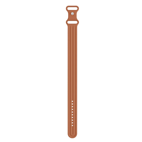 Bandz Fitbit Air Silicone Strap 'Classic' (Dark Orange)