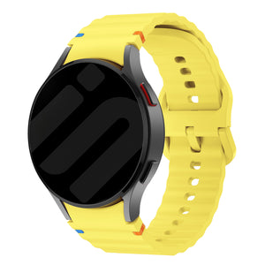 Samsung Galaxy Watch 4 40mm Wave Strap (Flash Yellow)
