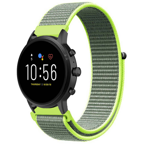 fluoriserende-nylon-band-fossil-gen-5