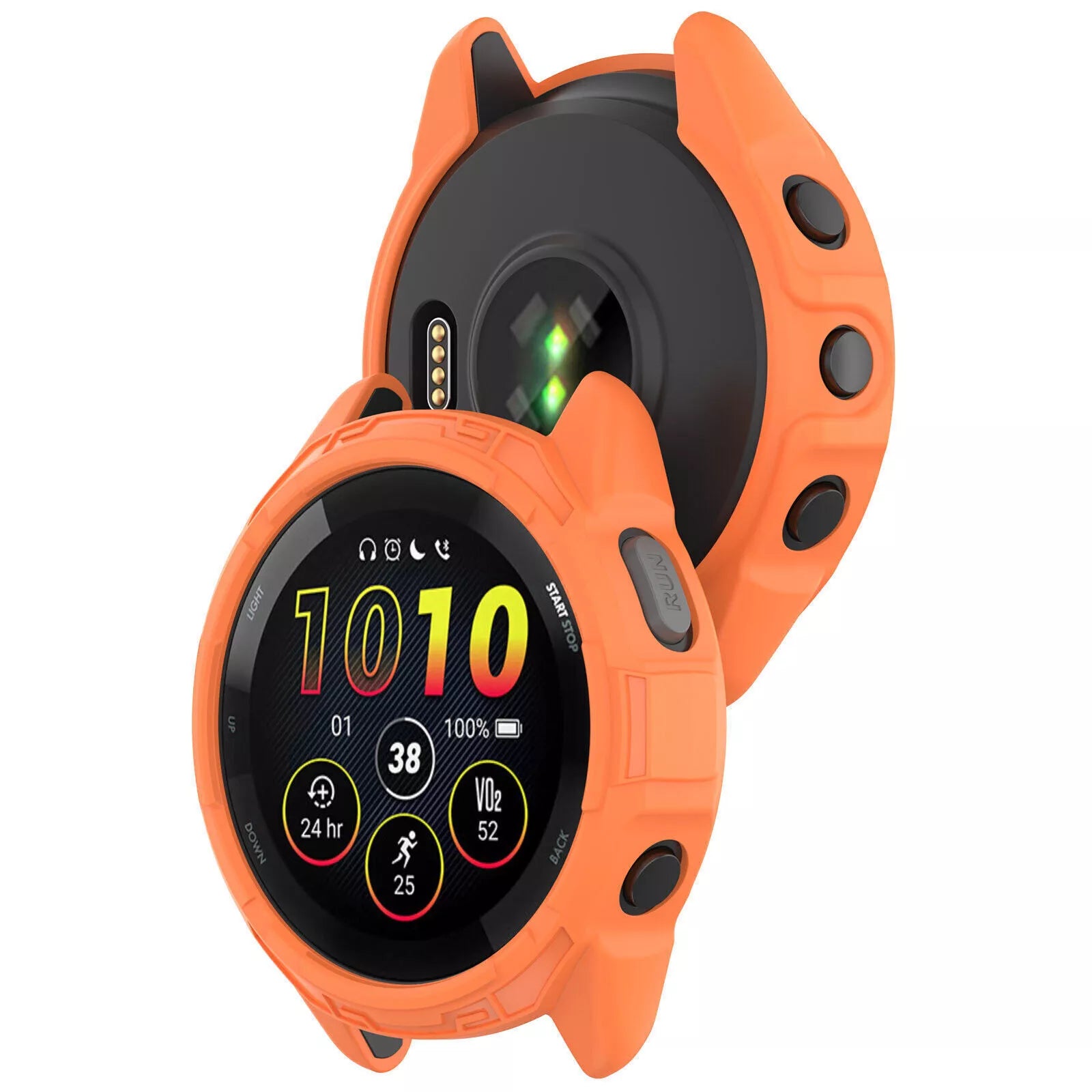 Garmin Forerunner 265 Rugged TPU Case (Orange)