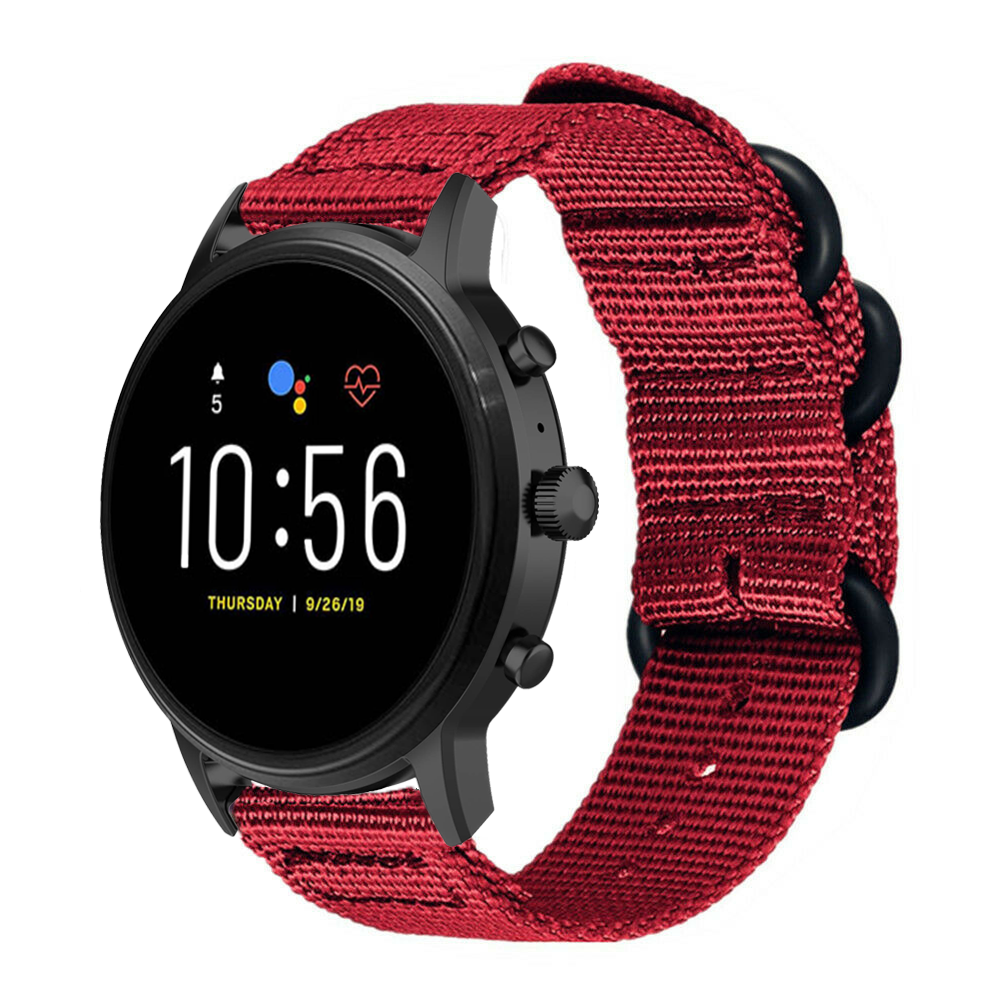 fossil-gen-5-nylon-gesp-band-rood