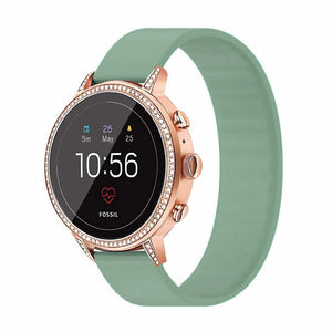 fossil-gen-5e-42mm-elastisch-bandje-groen