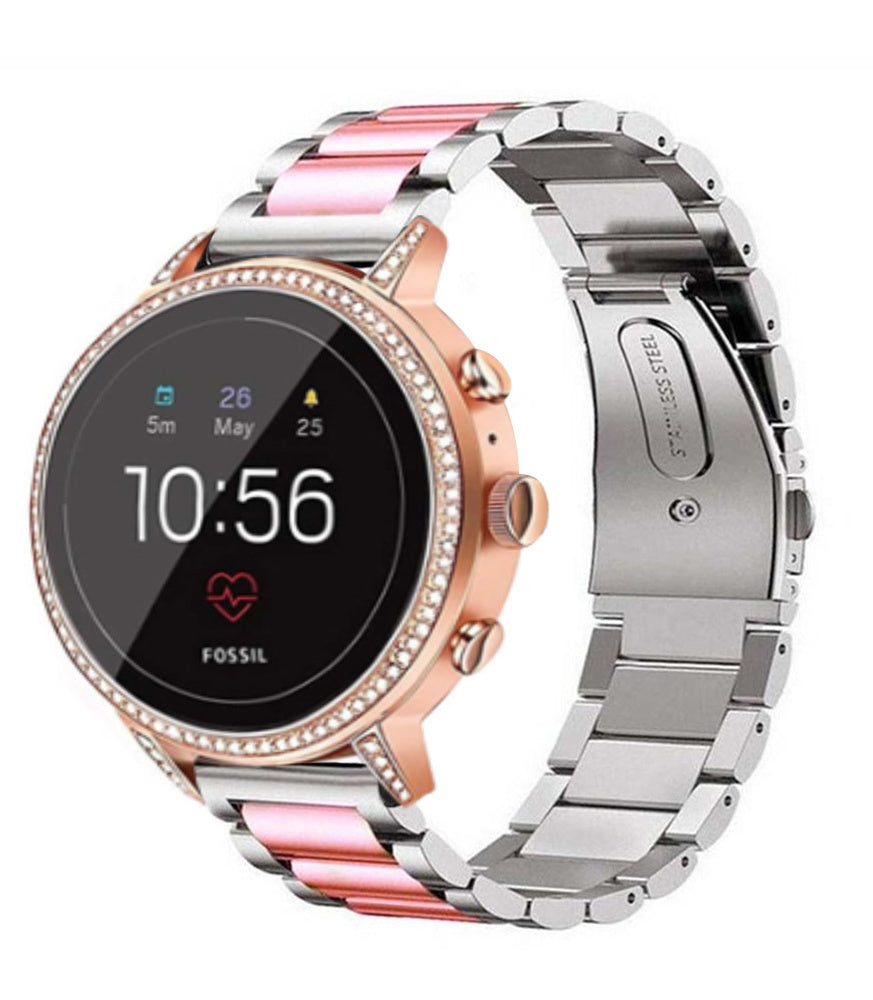 fossil-gen-5e-42mm-stalen-zilver-roze