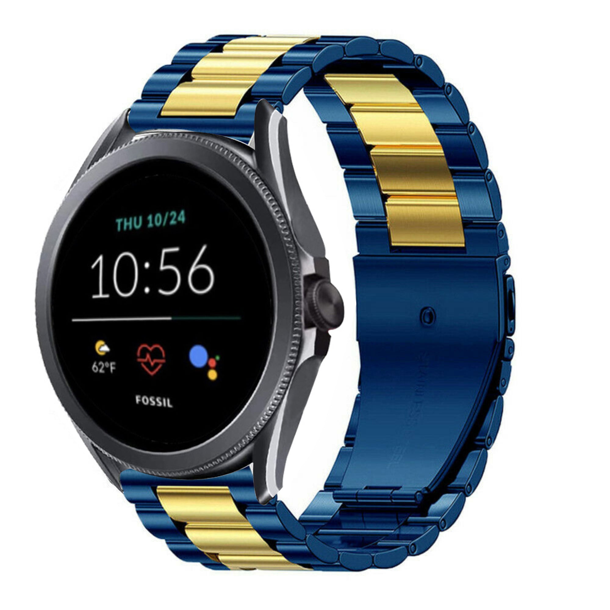 fossil-gen-5e-44mm-stalen-band-blauw-goud