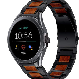 fossil-gen-5e-44mm-stalen-houten-band-zwart