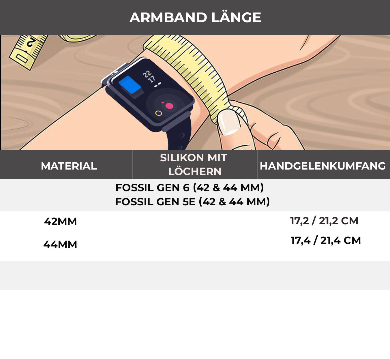 fossil-gen-5e-6-siliconen-met-gaatjes-duits