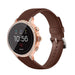 Fossil Gen 5e 42mm Leather Strap (Red Brown)