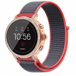 fossil-gen-5e-nylon-bandje-powder